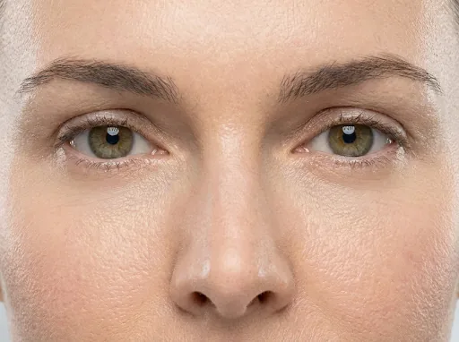 Close-up of smooth, healthy skin. Illustrative imagery.